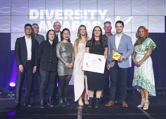 Winner of Inclusive Workplace Award at NZ Diversity Awards